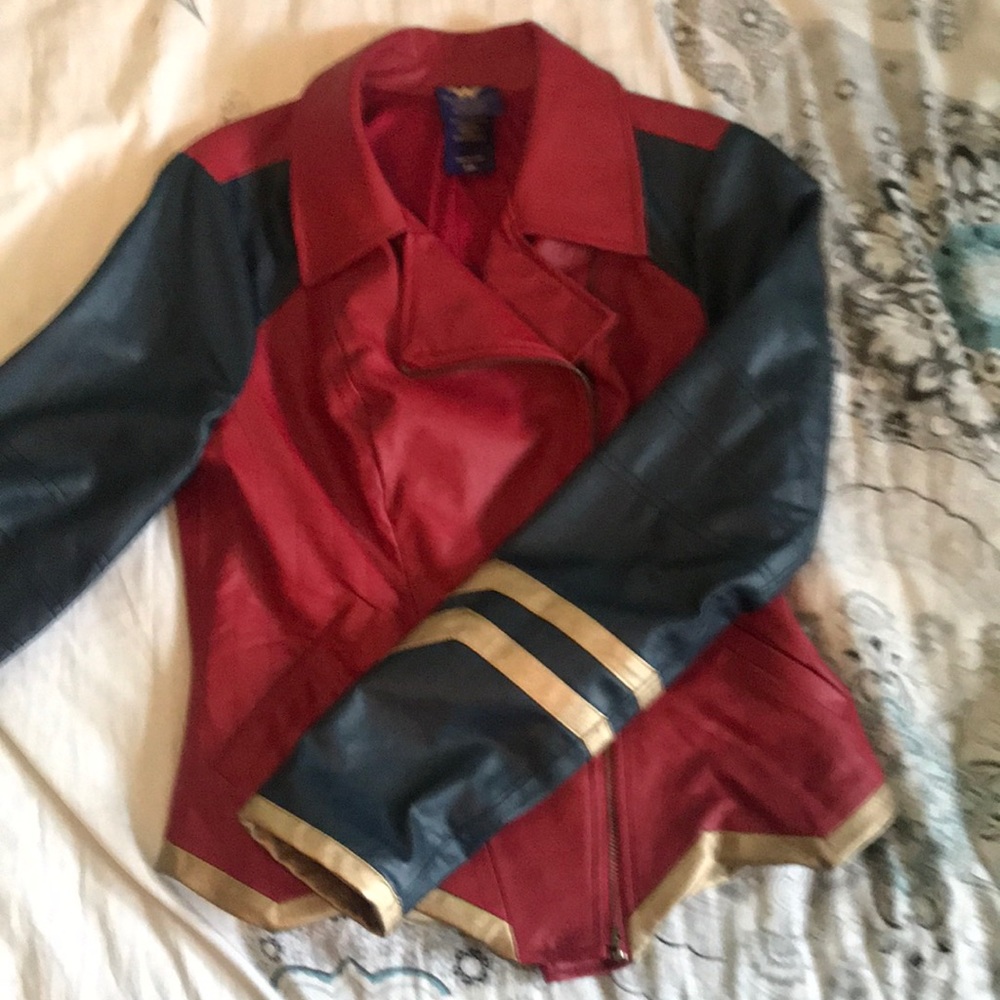 New leather Wonder Woman jacket